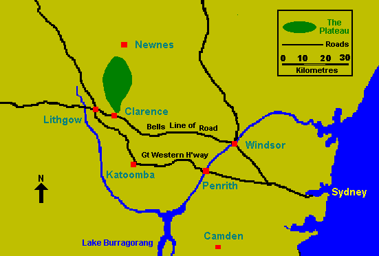Newnes Plateau Location
