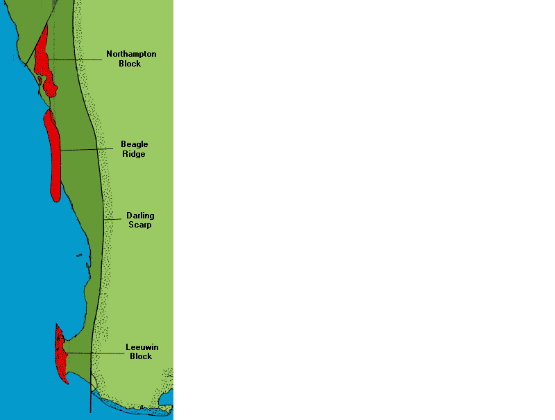 Map of coastal strip